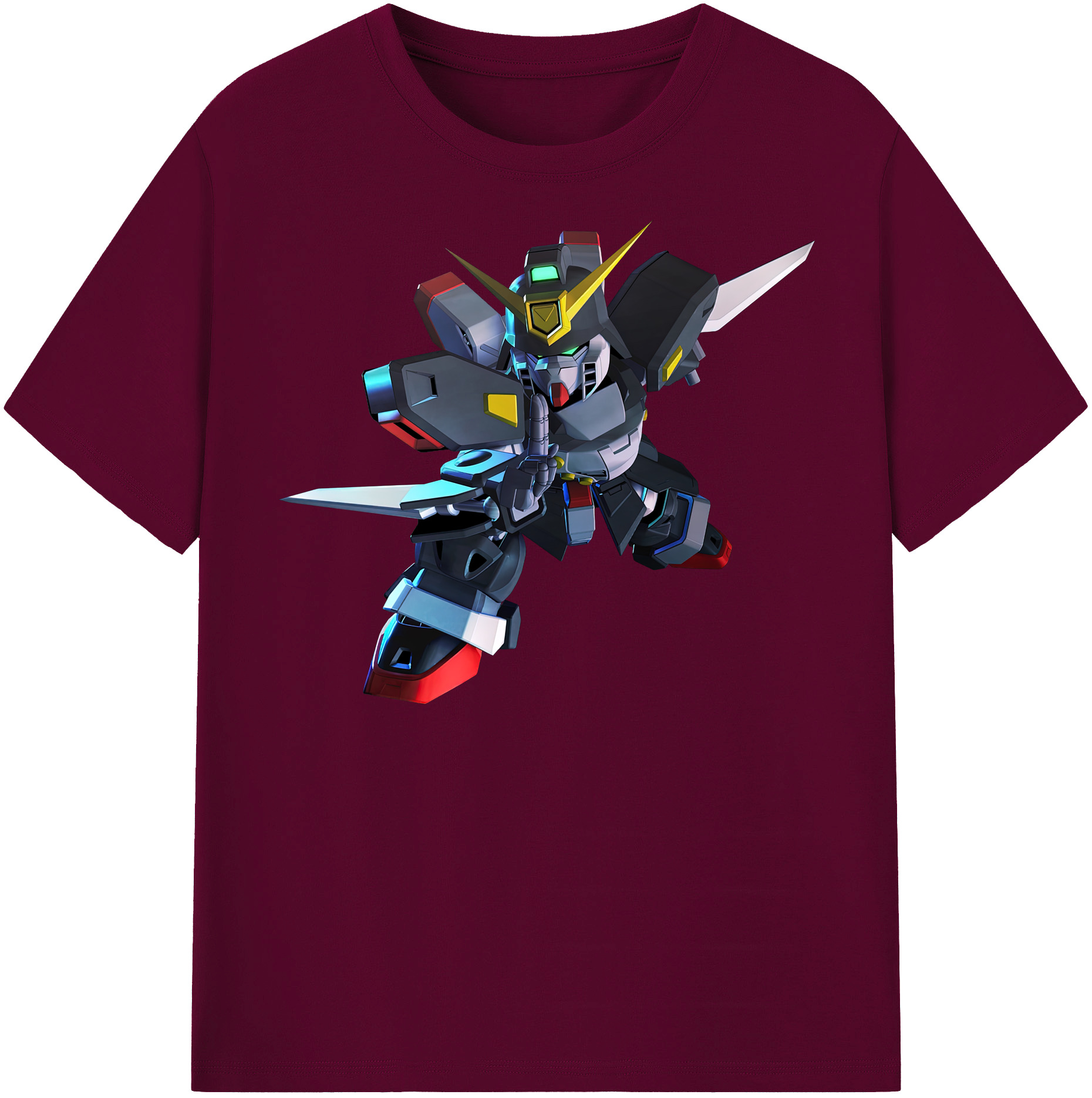 （画像用） 機動戦士ガンダム Mobile Suit Gundam レディースカジュアルプリントTシャツ（綿100％）